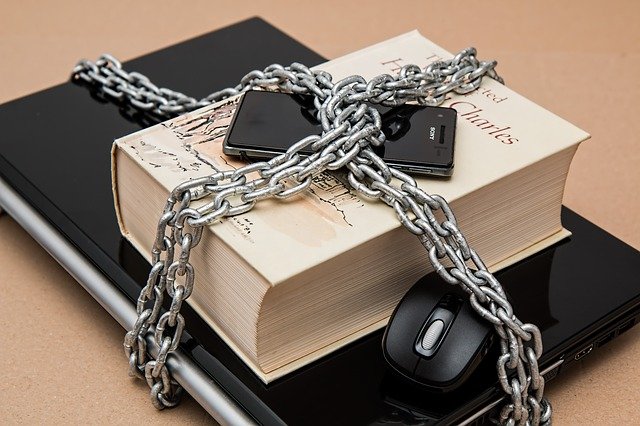 locked up books & computer